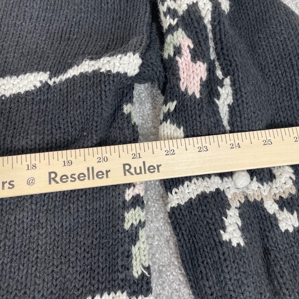 Jennifer Reed Sweater Womens Large Floral Chunky Knit Vintage Grandma - Picture 9 of 12